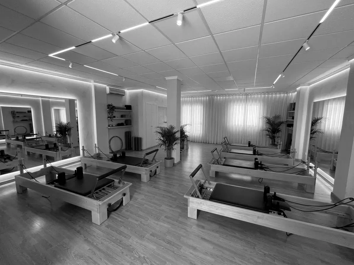 La sala de Pilates de la clínica, con sus máquinas